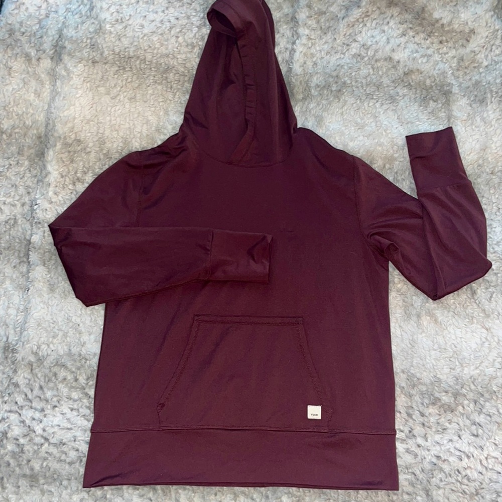 Women’s Vuori Small Maroon hooded sweatshirt